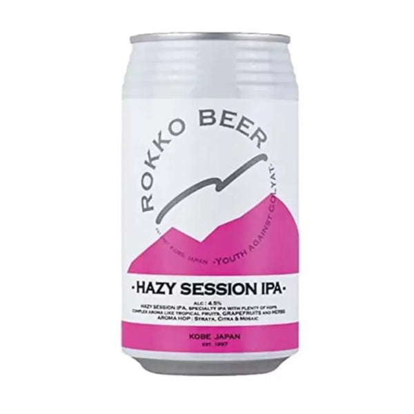 Rokko Beer Hazy Session IPA Complex & Hoppy Craft Beer 350ml