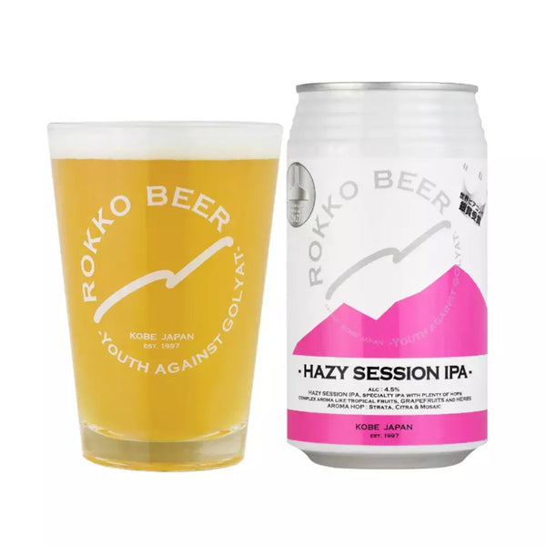 Rokko Beer Hazy Session IPA Complex & Hoppy Craft Beer 350ml