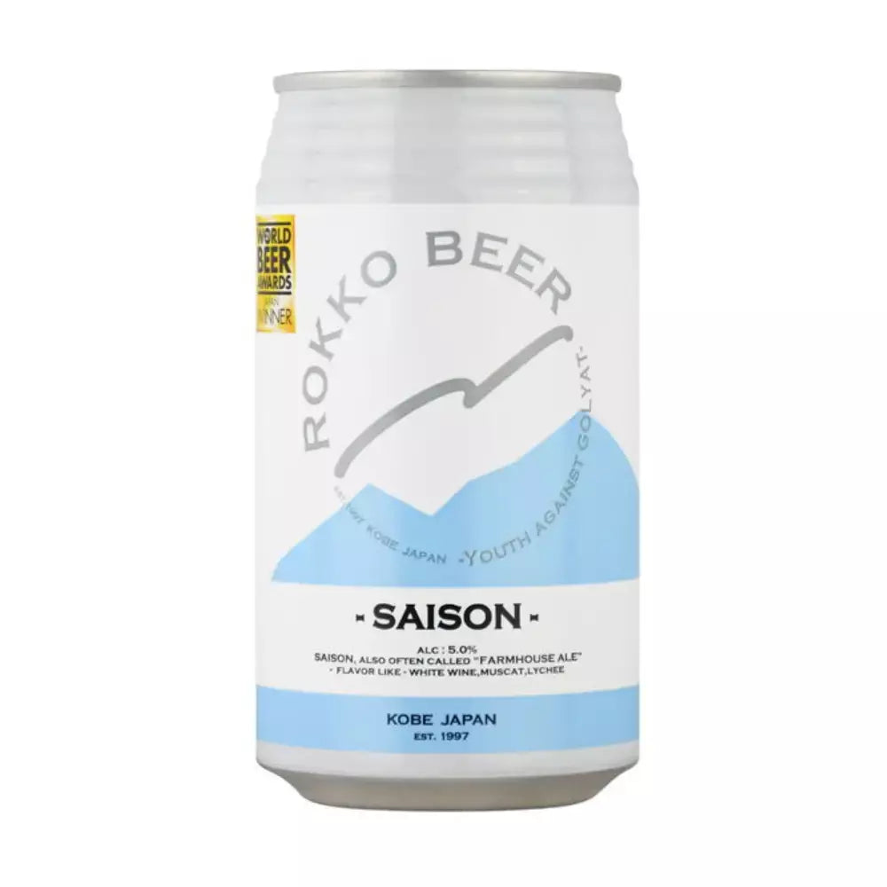 Rokko Beer Saison Farmhouse Ale Belgian-Style Craft Beer 350ml