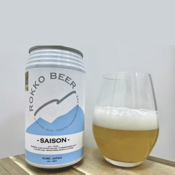Rokko Beer Saison Farmhouse Ale Belgian-Style Craft Beer 350ml