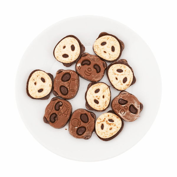 Sakusaku Panda Rice Biscuits with Milk & Salted Milk Chocolate 47 g