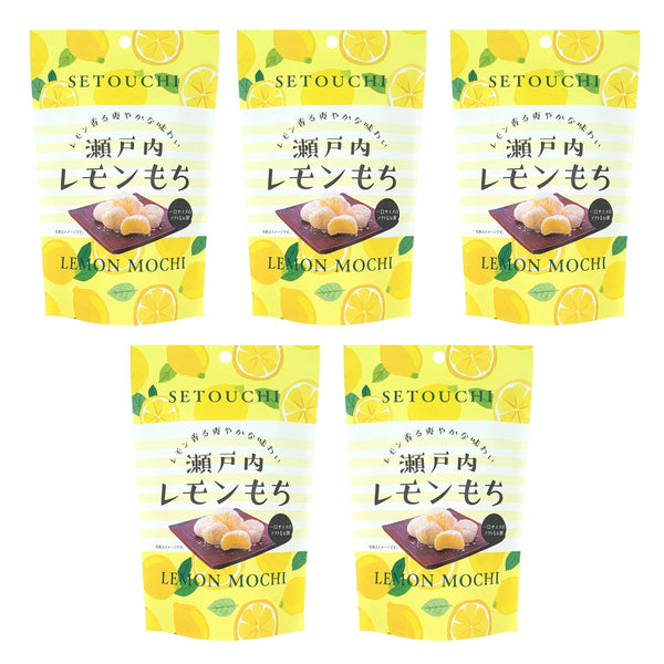 Seiki Bite Sized Daifuku Mochi Snack Setouchi Lemon Flavor 130g