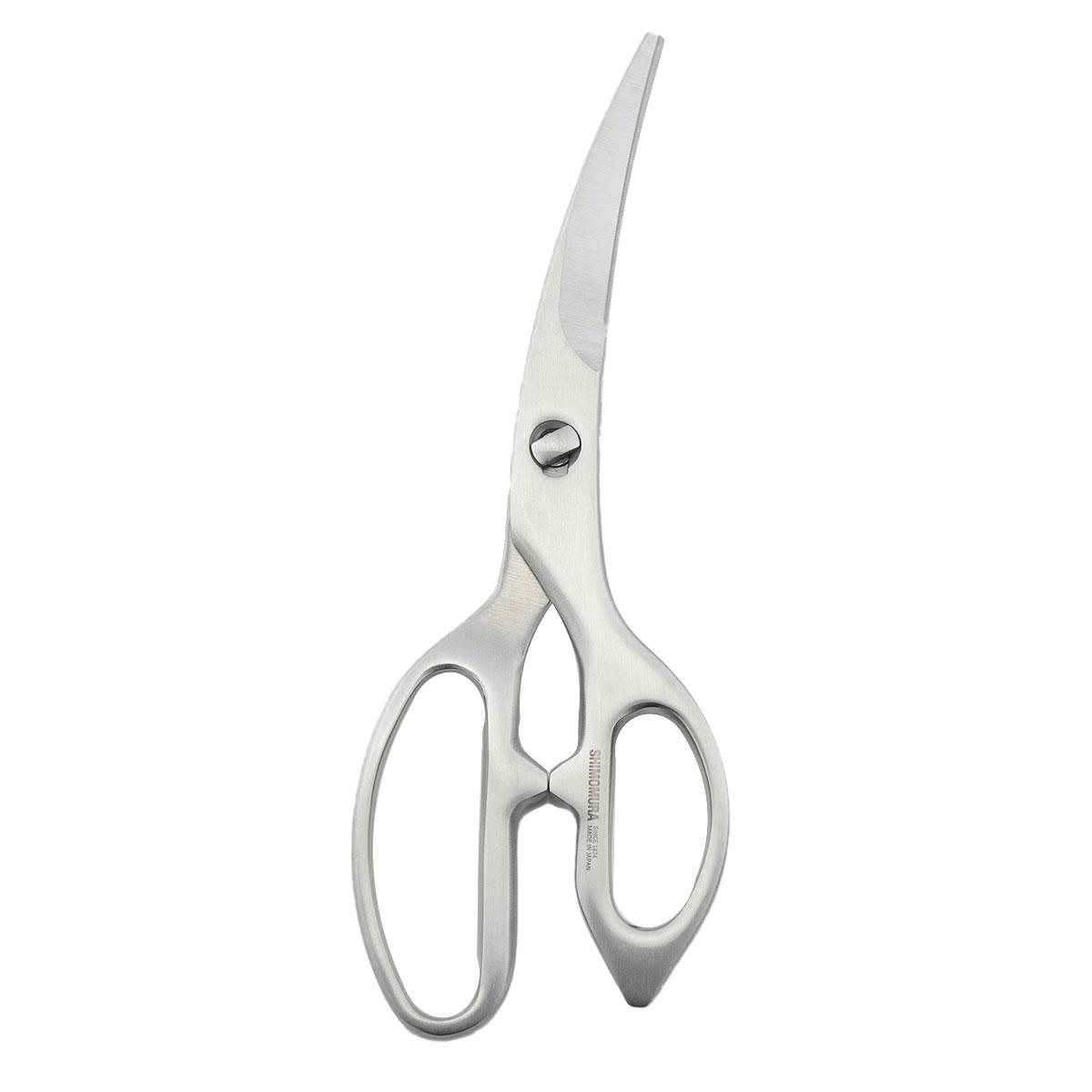 Shimomura Forged Stainless Steel Detachable Curved Kitchen Scissors
