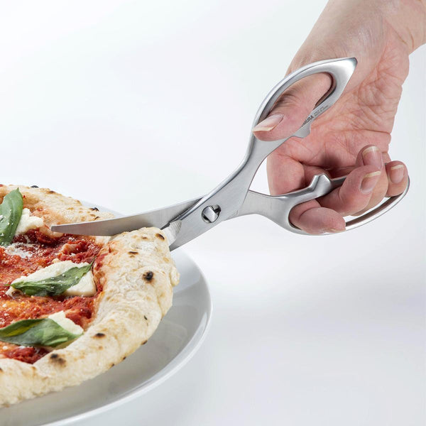 Shimomura Forged Stainless Steel Detachable Curved Kitchen Scissors