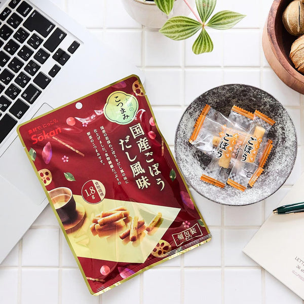 Sokan Pickled Gobo Snack Dashi Stock Flavored Burdock Root 55g