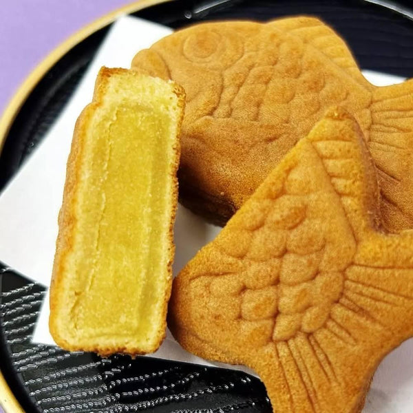 Tada Seika Taiyaki Custard Cream Filled Waffle Snack 1 Piece
