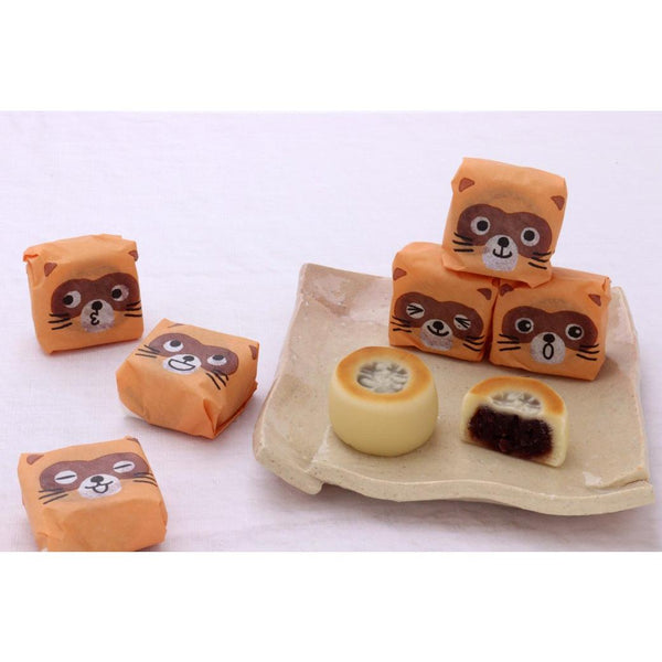 Tanuki Manju Traditional Azuki Red Bean Bite-Sized Cake