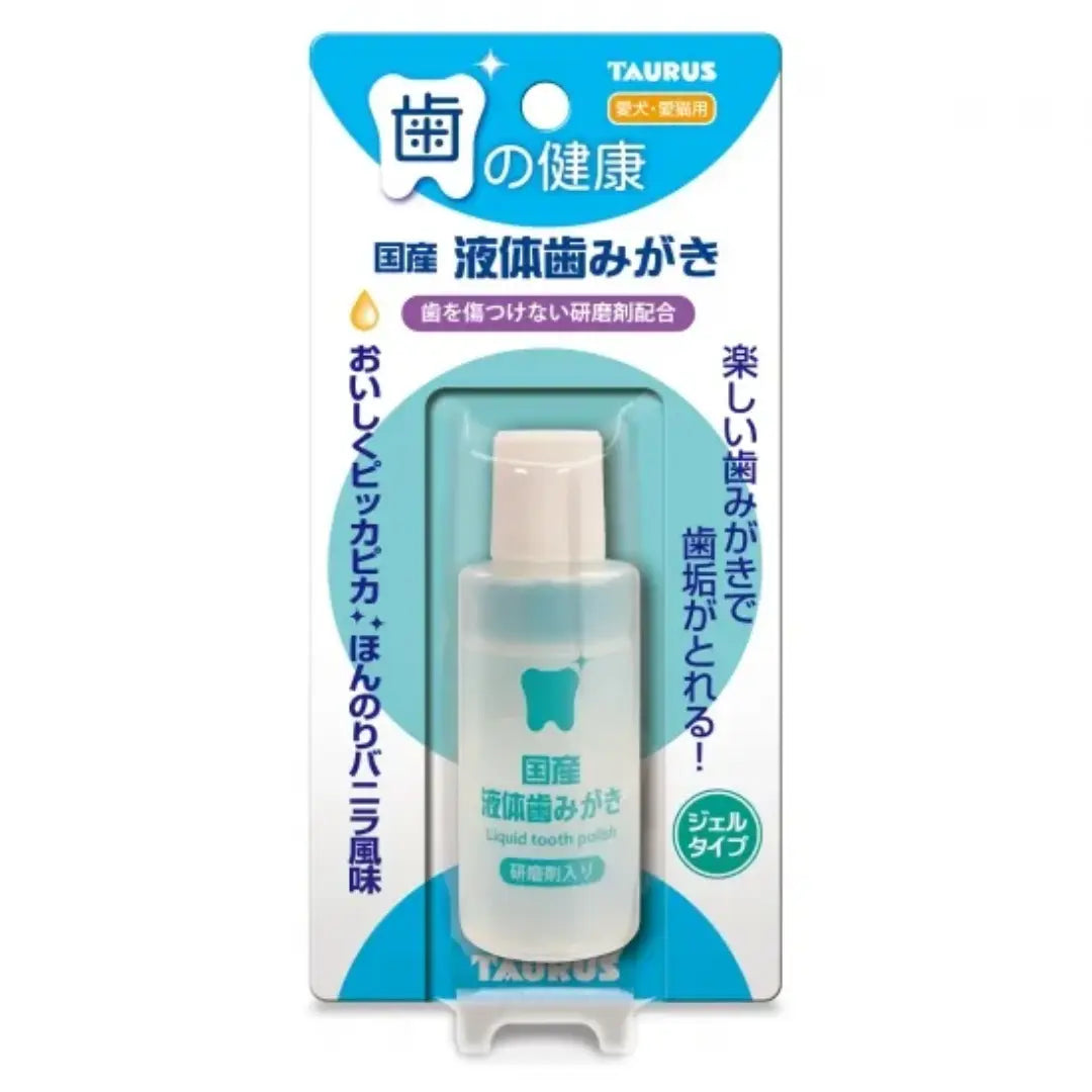 Taurus Gentle Liquid Gel Type Pet Toothpaste Vanilla Flavor 25ml