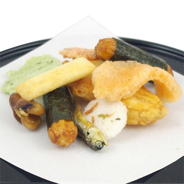 Toyosu Arare Japanese Rice Crackers 9 Types Assortment 80g