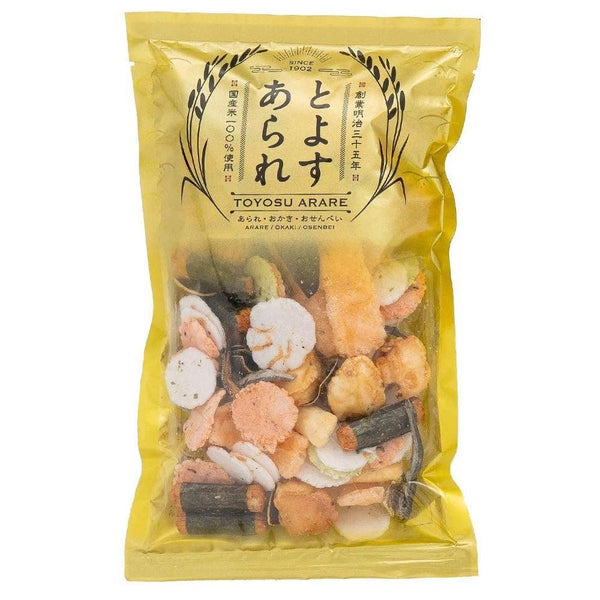 Toyosu Arare Japanese Rice Crackers 9 Types Assortment 80g