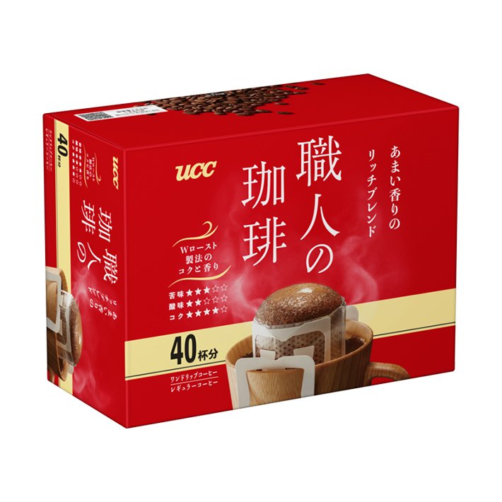 UCC Meister's Drip Coffee Bags Sweet Aroma 40 Count
