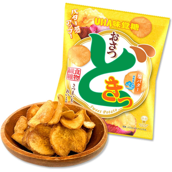 UHA Mikakuto Osatsudoki Salted Butter Sweet Potato Chips 65g