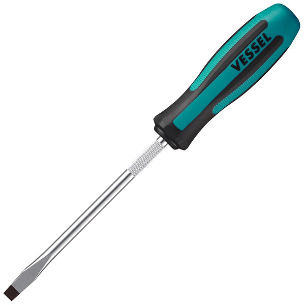 Vessel Megadora 900 Non-Slip Chrome Slotted Screwdriver -8 150mm