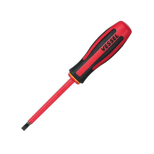 Vessel Megadora 960 Non-Slip Insulated Slotted Screwdriver -6 100mm