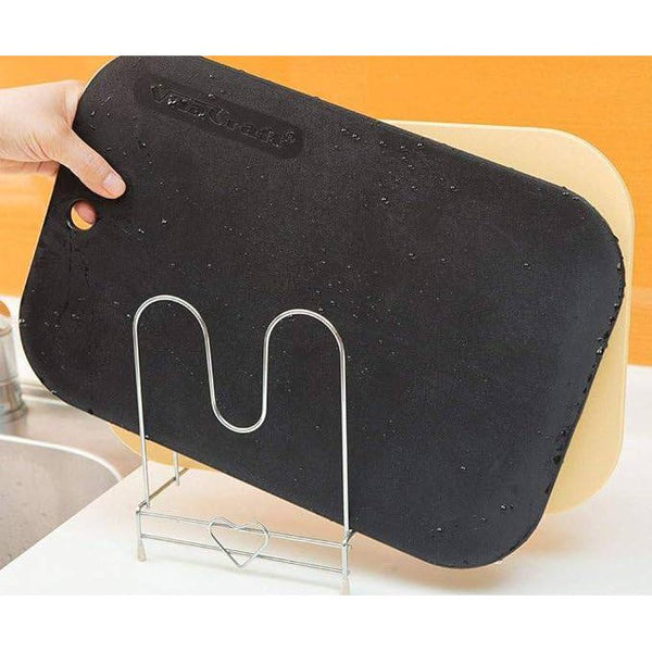 Vita Craft Antibacterial Soft Elastomer Black Cutting Board 37cm