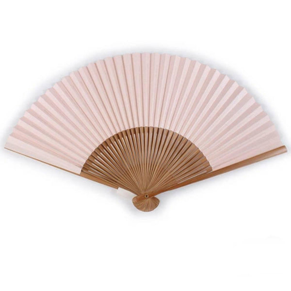 Yamani Cherry Blossom Design Pink Sensu Handheld Folding Fan 21.5cm