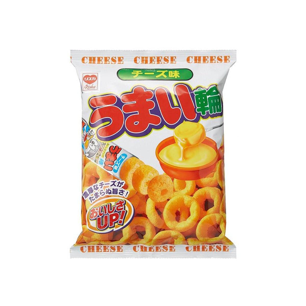 Yaokin Umaiwa Cheese Flavored Corn Puff Rings 75g