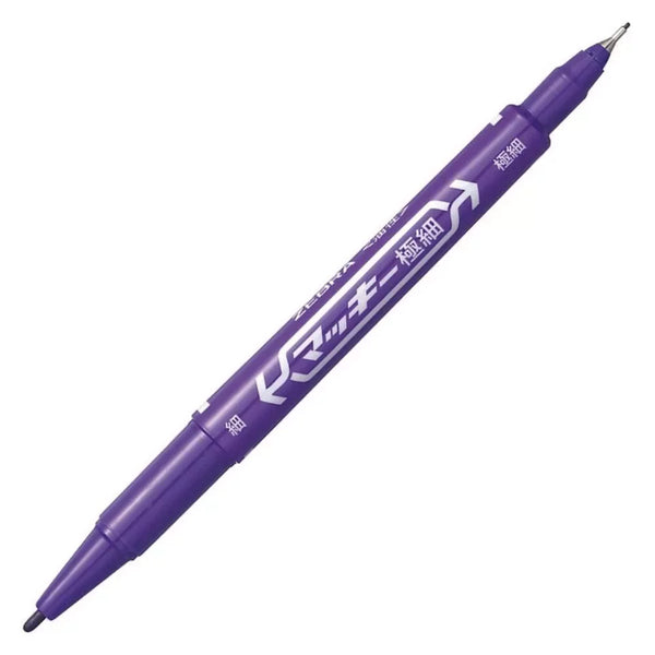 Zebra Mckee Ultra Fine Dual Tip Oil-Based Markers 12 Colors