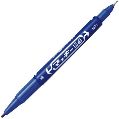 Zebra Mckee Ultra Fine Dual Tip Oil-Based Markers 12 Colors