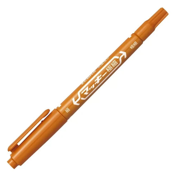 Zebra Mckee Ultra Fine Dual Tip Oil-Based Markers 12 Colors